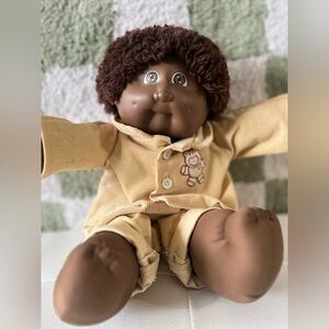 Cabbage Patch Kids 1982 Original Doll - Black Skin, Brown Hair